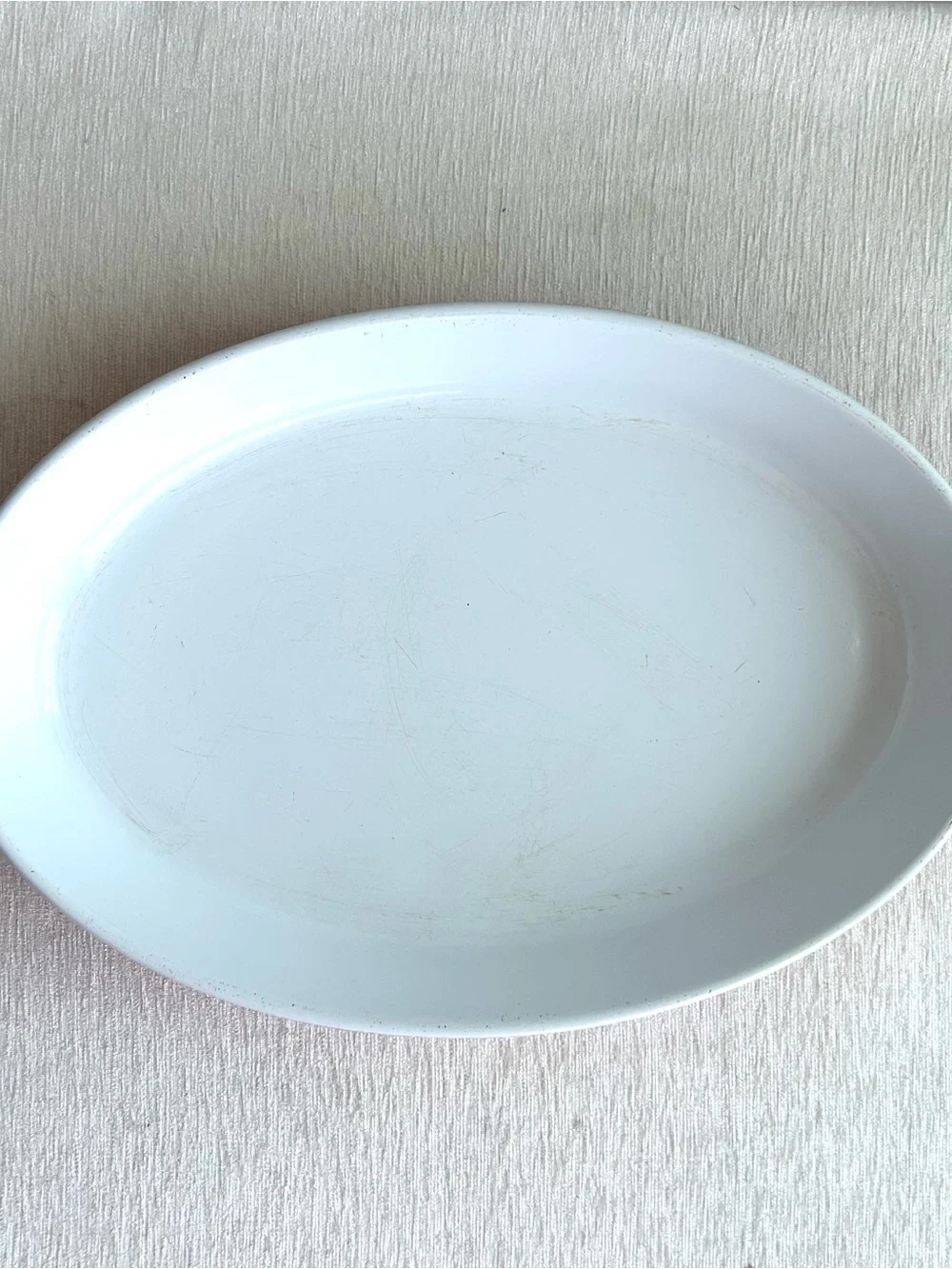 VTG DESCOWARE oval au gratin cast iron/enamel baking dish BELGIUM ⭐️⭐️⭐️⭐️⭐️